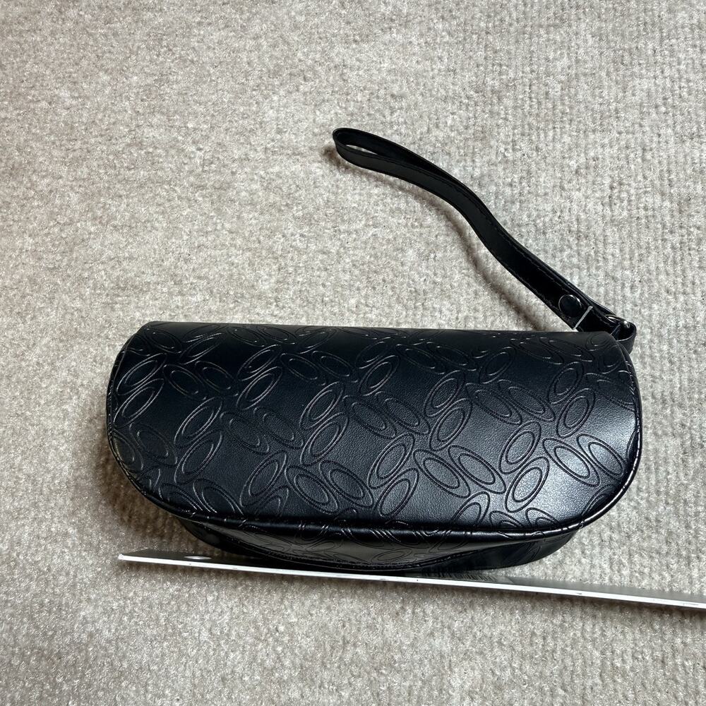 Oakley Large Soft Vault Sunglasses Case Black Zip Around Pouch Strap HDO EUC